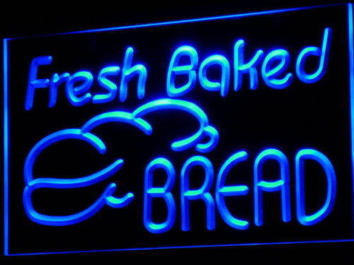 Fresh Baked Bread Bakery LED Light Sign